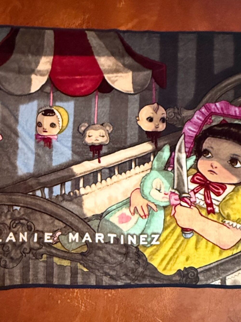 Melanie Martinez Crybaby Hanging Heads Throw Blanket 48" x 60" **HARD TO FIND**